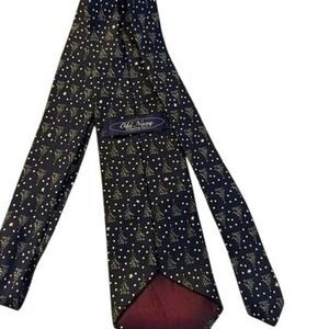 Old Navy Christmas Trees Silk Tie